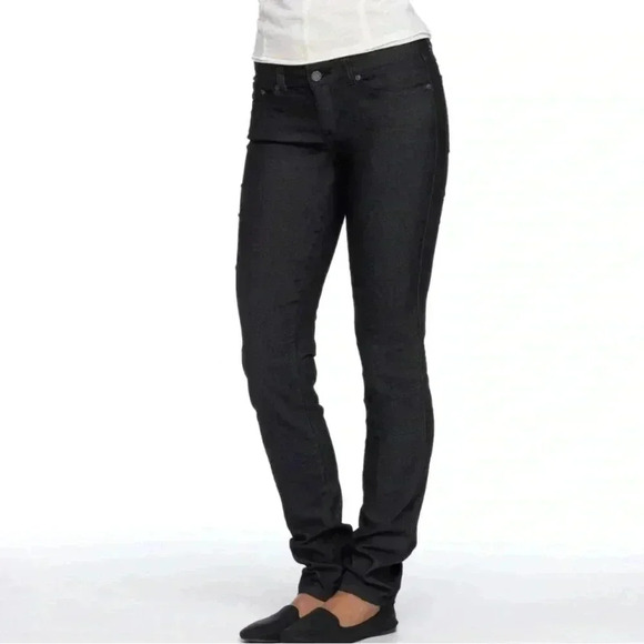 Prana Kara Jean Women’s 8/29 Dark Wash Tapered Leg Jeans Chinos Stretch Pants - Picture 1 of 14